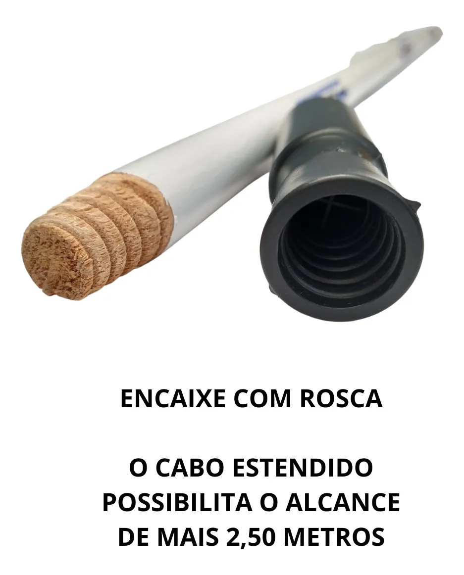 LIMPA TETO NYLON CABO DIVIDIDO - Imagem 2