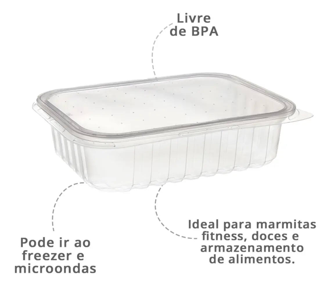POTE RETANGULAR TR C/24 UNI - - Imagem 2
